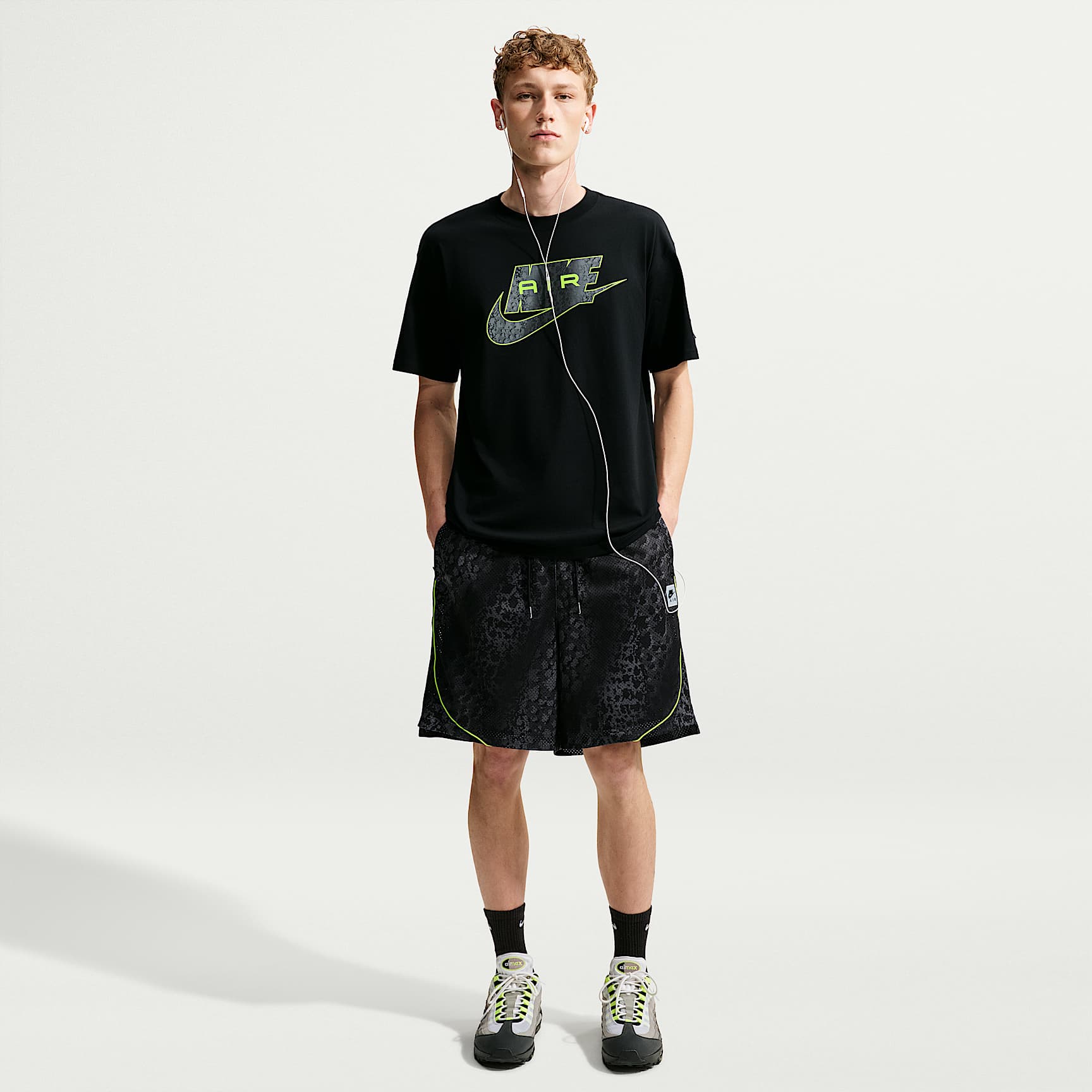 Nike Air Men's All-Over-Print Mesh Shorts. Nike.com